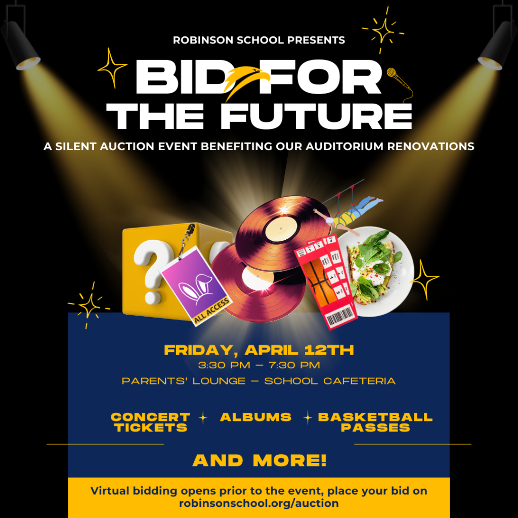 Bid For the Future - Spring Fair Auction - Robinson School